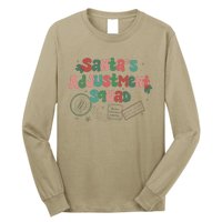 SantaS Adjustment Squad Christmas Chiropractor Xmas Long Sleeve Shirt