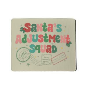 SantaS Adjustment Squad Christmas Chiropractor Xmas Mousepad