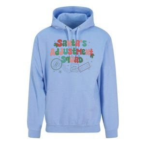 SantaS Adjustment Squad Christmas Chiropractor Xmas Unisex Surf Hoodie