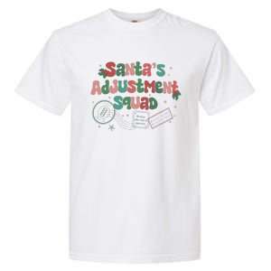 SantaS Adjustment Squad Christmas Chiropractor Xmas Garment-Dyed Heavyweight T-Shirt