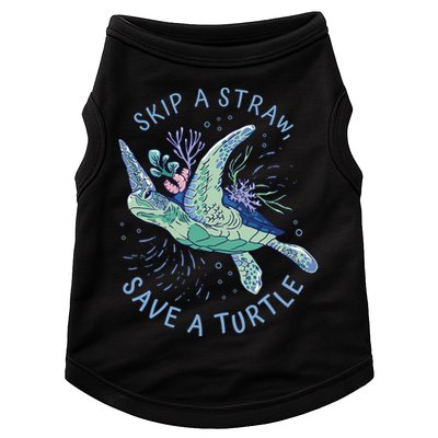 Skip A Straw Save A Turtle Ocean Doggie Tank
