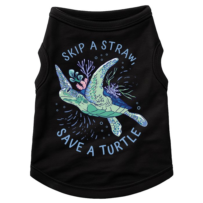 Skip A Straw Save A Turtle Ocean Doggie Tank