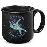 Skip A Straw Save A Turtle Ocean 15oz Campfire Ceramic Mug