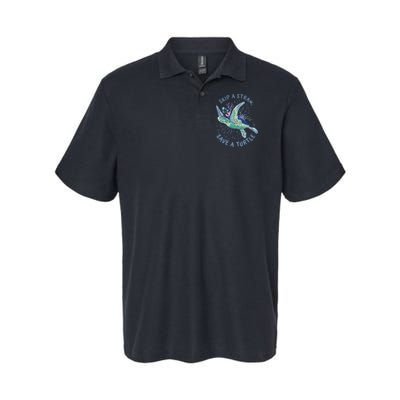 Skip A Straw Save A Turtle Ocean Polo