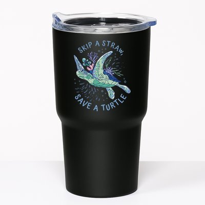 Skip A Straw Save A Turtle Ocean Tumbler