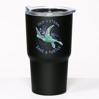 Skip A Straw Save A Turtle Ocean Tumbler