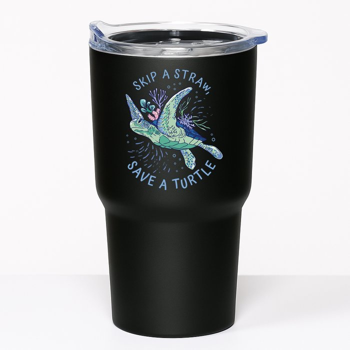 Skip A Straw Save A Turtle Ocean Tumbler