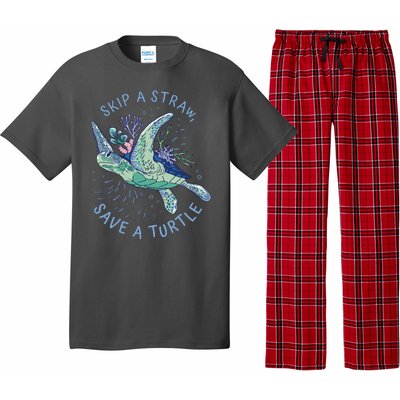 Skip A Straw Save A Turtle Ocean Pajama Set