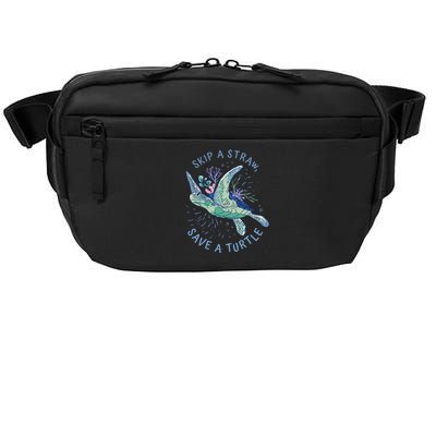 Skip A Straw Save A Turtle Ocean Crossbody Pack