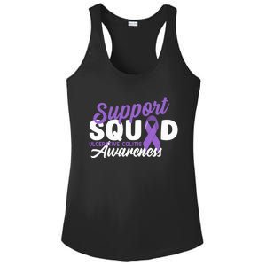 Support Awareness Squad I Ulcerative Colitis Ulcerosa Ladies PosiCharge Competitor Racerback Tank