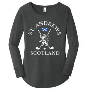 St. Andrews Scotland Golf Fan Women's Perfect Tri Tunic Long Sleeve Shirt