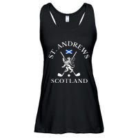 St. Andrews Scotland Golf Fan Ladies Essential Flowy Tank