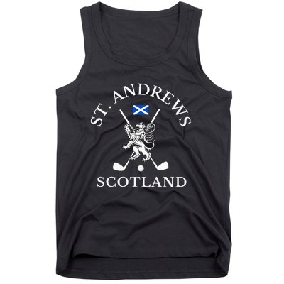 St. Andrews Scotland Golf Fan Tank Top