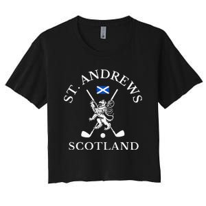 St. Andrews Scotland Golf Fan Women's Crop Top Tee