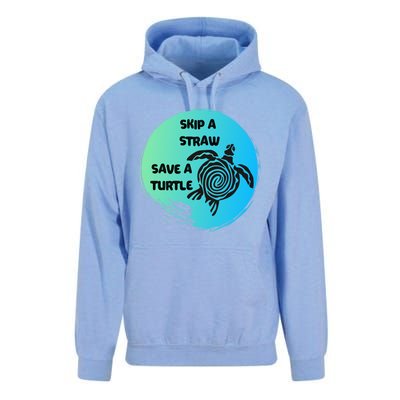 Skip A Straw Save A Turtle Funny Gift Meaningful Gift Funny Gift Tee Gift Unisex Surf Hoodie