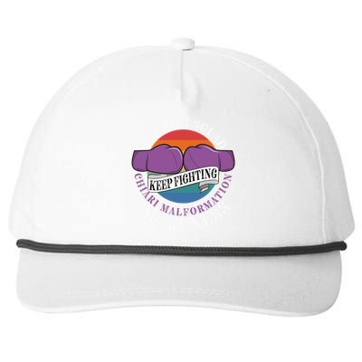 Support Awareness Squad I CM Cerebellum Chiari Malformation Snapback Five-Panel Rope Hat