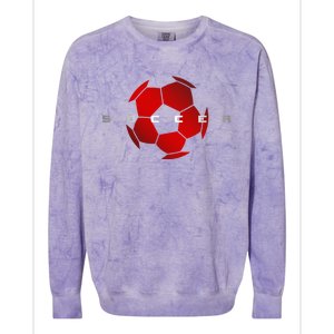 Soccer Apparel Soccer Player Gift Colorblast Crewneck Sweatshirt