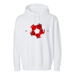 Soccer Apparel Soccer Player Gift Garment-Dyed Fleece Hoodie