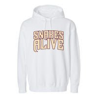 Snakes Alive Garment-Dyed Fleece Hoodie