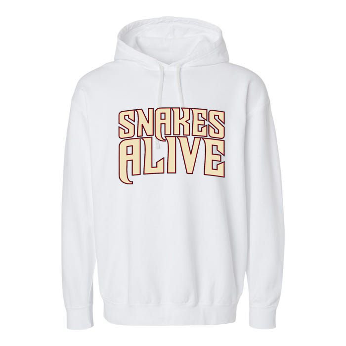 Snakes Alive Garment-Dyed Fleece Hoodie