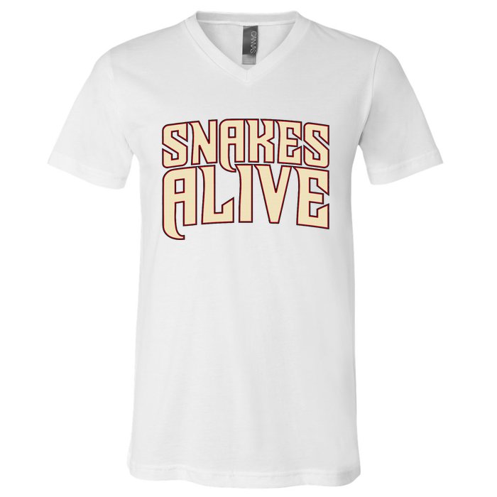 Snakes Alive V-Neck T-Shirt