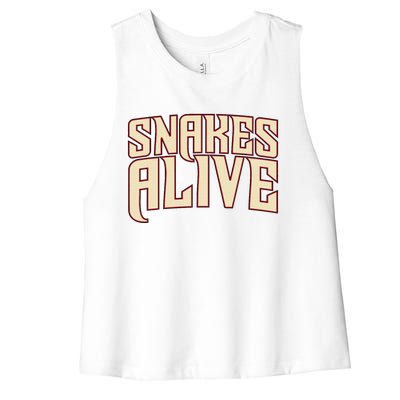 Snakes Alive Women's Racerback Cropped Tank