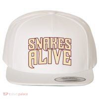 Snakes Alive Wool Snapback Cap