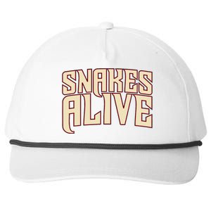 Snakes Alive Snapback Five-Panel Rope Hat