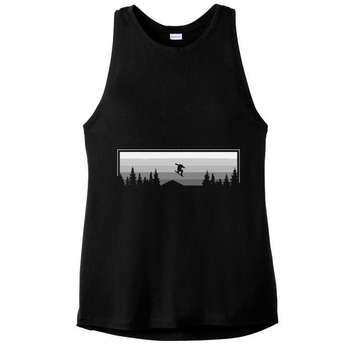 Snowboard Apparel Snowboarding Snowboarder Snowboard Ladies PosiCharge Tri-Blend Wicking Tank