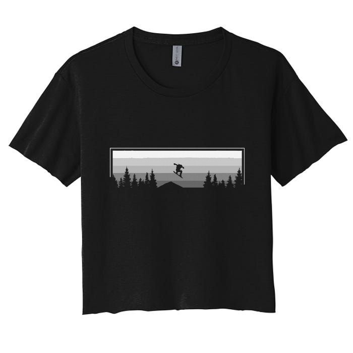 Snowboard Apparel Snowboarding Snowboarder Snowboard Crop Top
