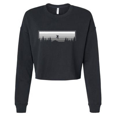 Snowboard Apparel Snowboarding Snowboarder Snowboard Cropped Pullover Crew