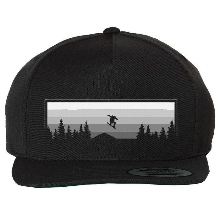 Snowboard Apparel Snowboarding Snowboarder Snowboard Wool Snapback Cap