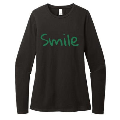 Smile At Someone National Smile Day Gift Womens CVC Long Sleeve Shirt