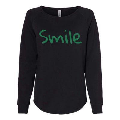 Smile At Someone National Smile Day Gift Womens California Wash Sweatshirt