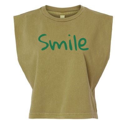 Smile At Someone National Smile Day Gift Garment-Dyed Women's Muscle Tee