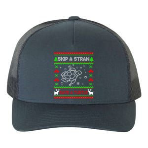 Skip A Straw Save A Turtle Tee Turtles Lover Xmas Gift Idea Gift Yupoong Adult 5-Panel Trucker Hat