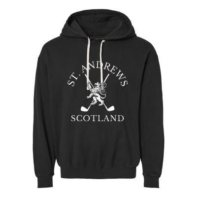 St. Andrews Scotland Golf Fan Garment-Dyed Fleece Hoodie