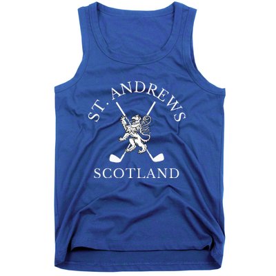 St. Andrews Scotland Golf Fan Tank Top