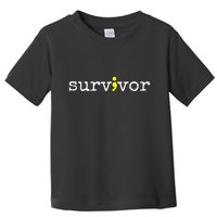Suicide Awareness Support Symbol Recovery Survivor Semicolon Toddler T-Shirt