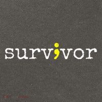 Suicide Awareness Support Symbol Recovery Survivor Semicolon Cotton Canvas Backpack