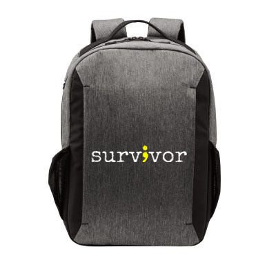 Suicide Awareness Support Symbol Recovery Survivor Semicolon Vector Backpack