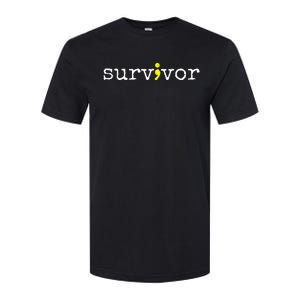 Suicide Awareness Support Symbol Recovery Survivor Semicolon Softstyle CVC T-Shirt