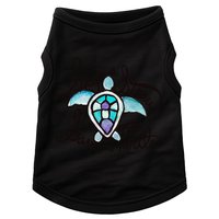 Skip A Straw Save A Turtle Watercolor Gift Doggie Tank
