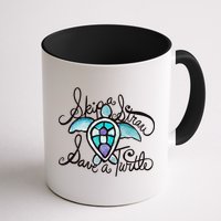 Skip A Straw Save A Turtle Watercolor Gift Mug
