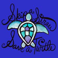 Skip A Straw Save A Turtle Watercolor Gift Hoodie