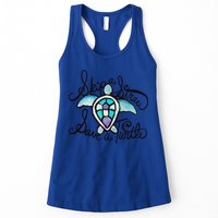 Skip A Straw Save A Turtle Watercolor Gift Womens Tank Top