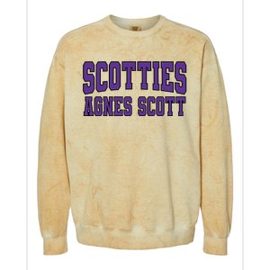 Scotties Agnes Scottt Colorblast Crewneck Sweatshirt