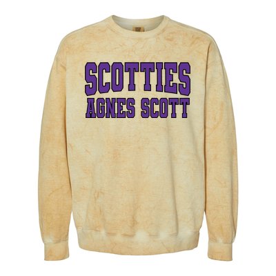 Scotties Agnes Scottt Colorblast Crewneck Sweatshirt