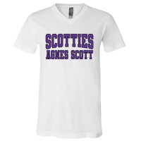 Scotties Agnes Scottt V-Neck T-Shirt