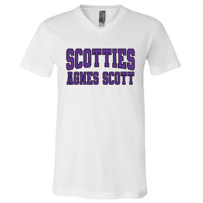 Scotties Agnes Scottt V-Neck T-Shirt